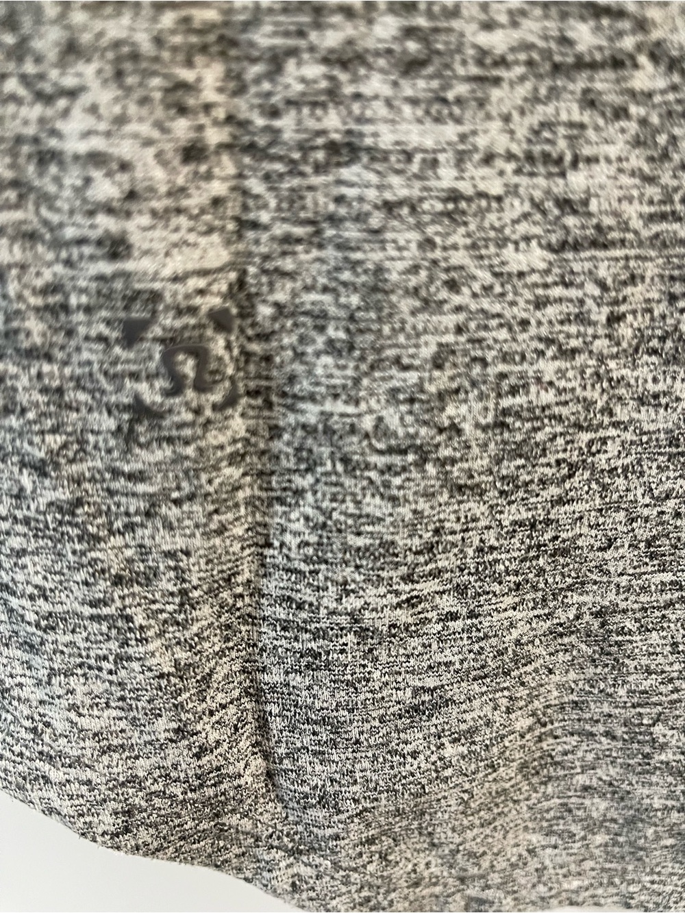 lululemon athletica Men's Gray Heather Short-Sleeve Performance Tee No Size - Picture 2 of 3